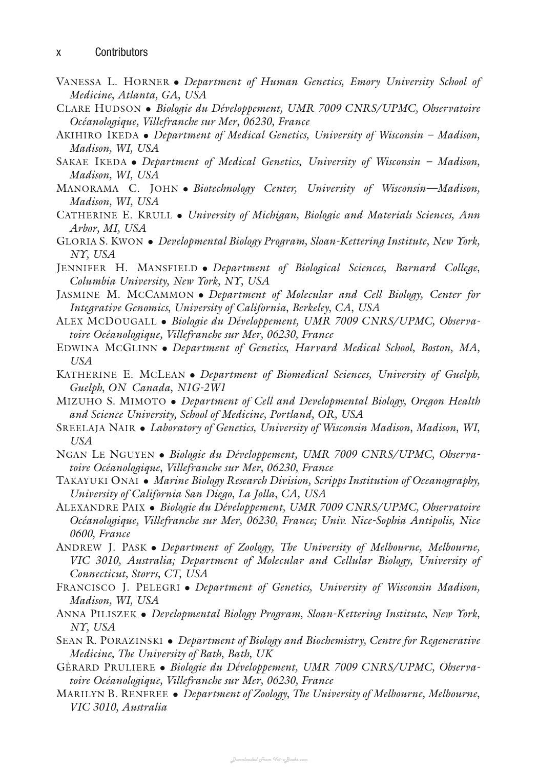 Vertebrate Embryogenesis Embryological Cellular And Genetic Methods