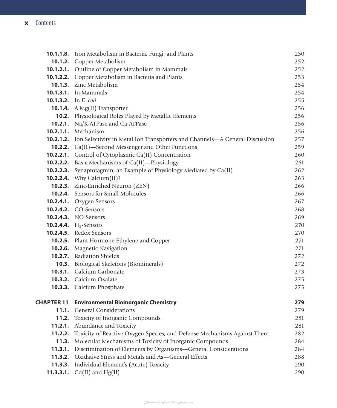 Bioinorganic Chemistry A Survey