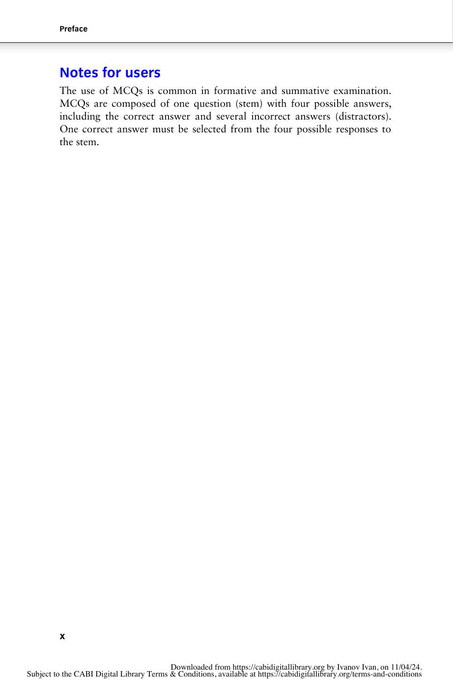 Key Questions In Preventative Farm Animal Medicine Volume 1 Types Causes And Treatment Of Infectious Diseases