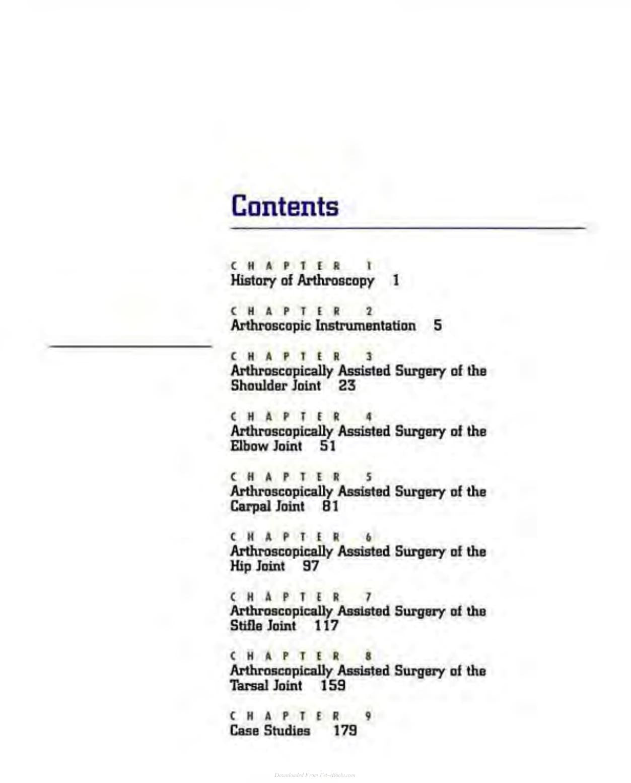 Small Animal Arthroscopy