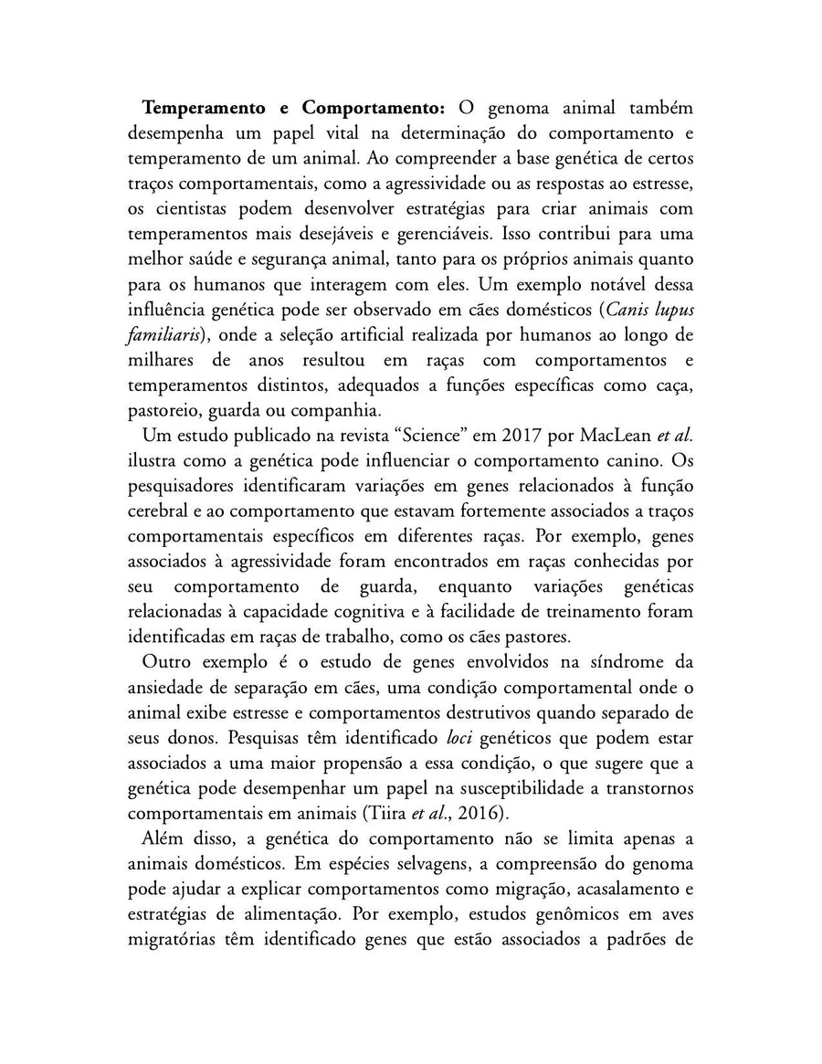 Preview page of Gentica Veterinria