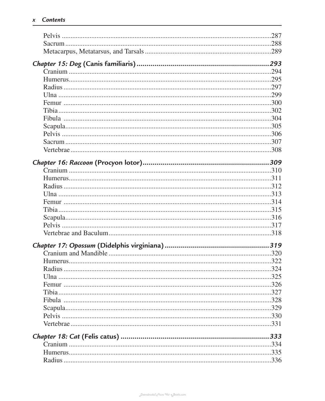 Comparative Osteology A Laboratory And Field Guide Of Common North American Animals