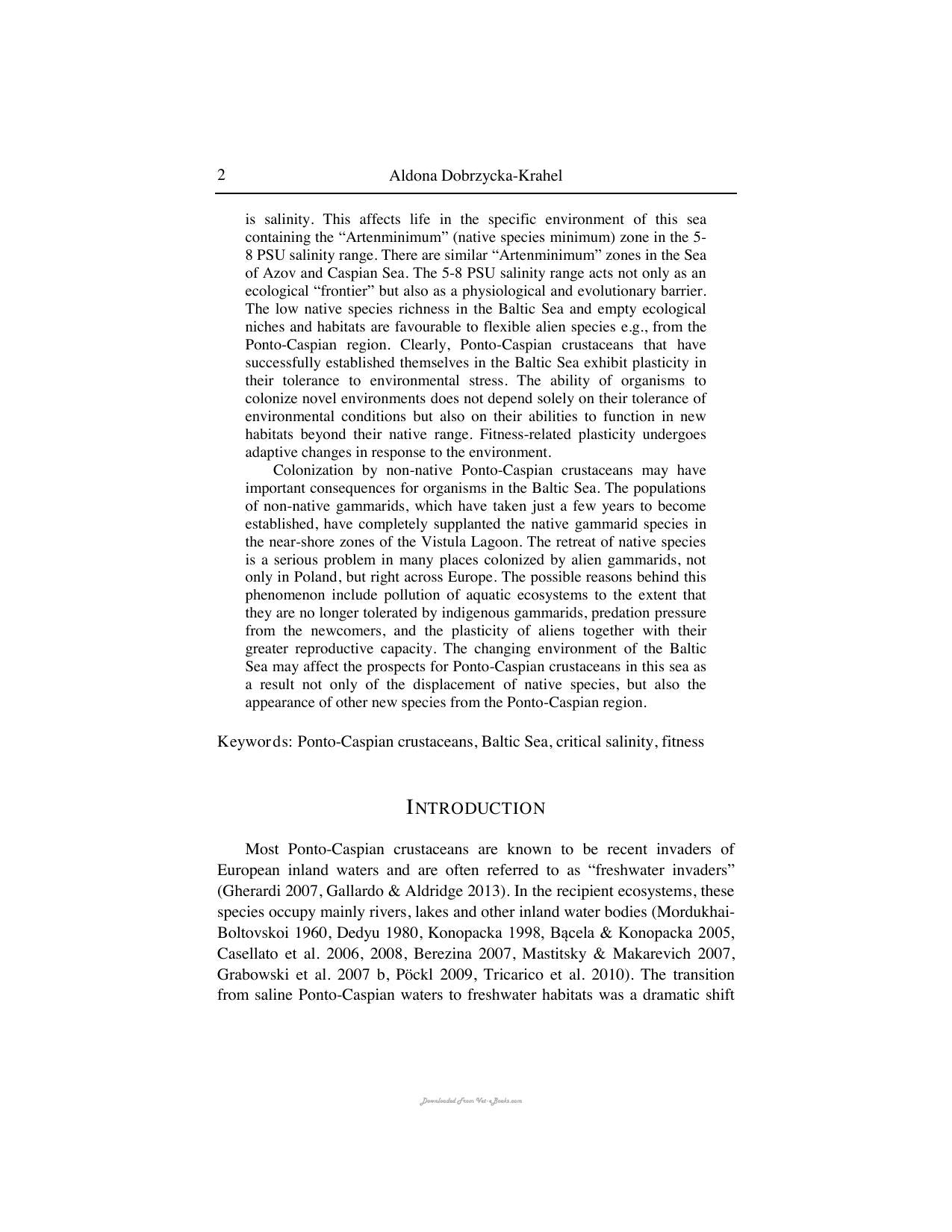 Crustaceans Physiological Characteristics Evolution And Conservation Strategies