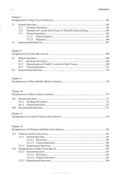 Toxoplasmosis of Animals and Humans 2nd Edition