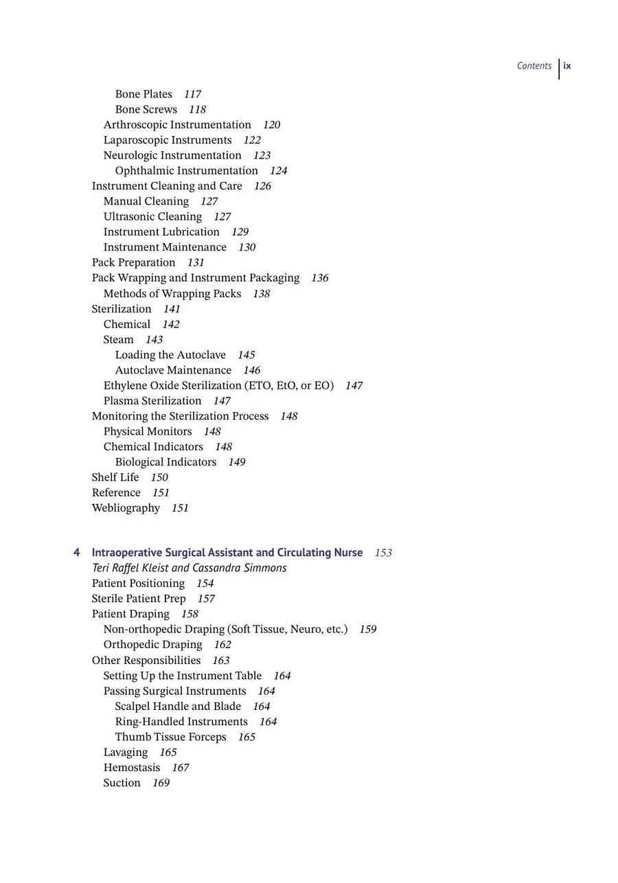 Preview page of Surgical Patient Care for Veterinary Technicians and Nurses