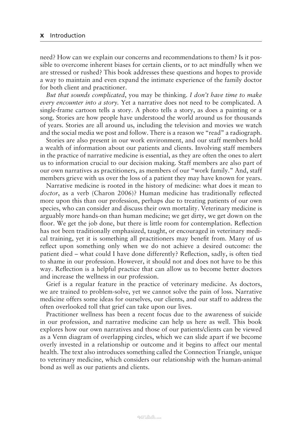 Narrative Medicine In Veterinary Practice