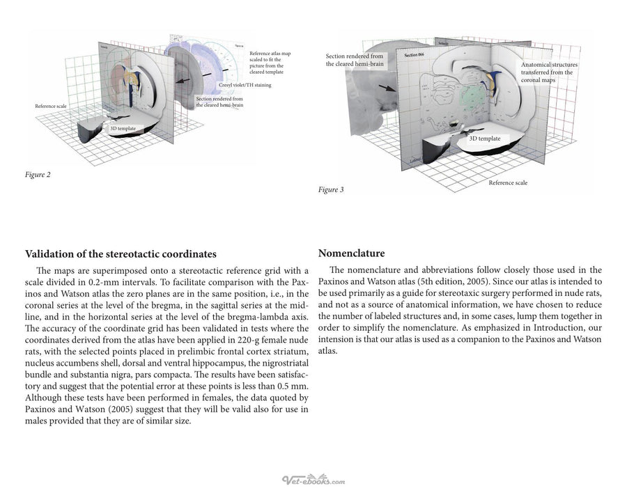 Preview page of Athymic Nude Rat Brain Atlas
