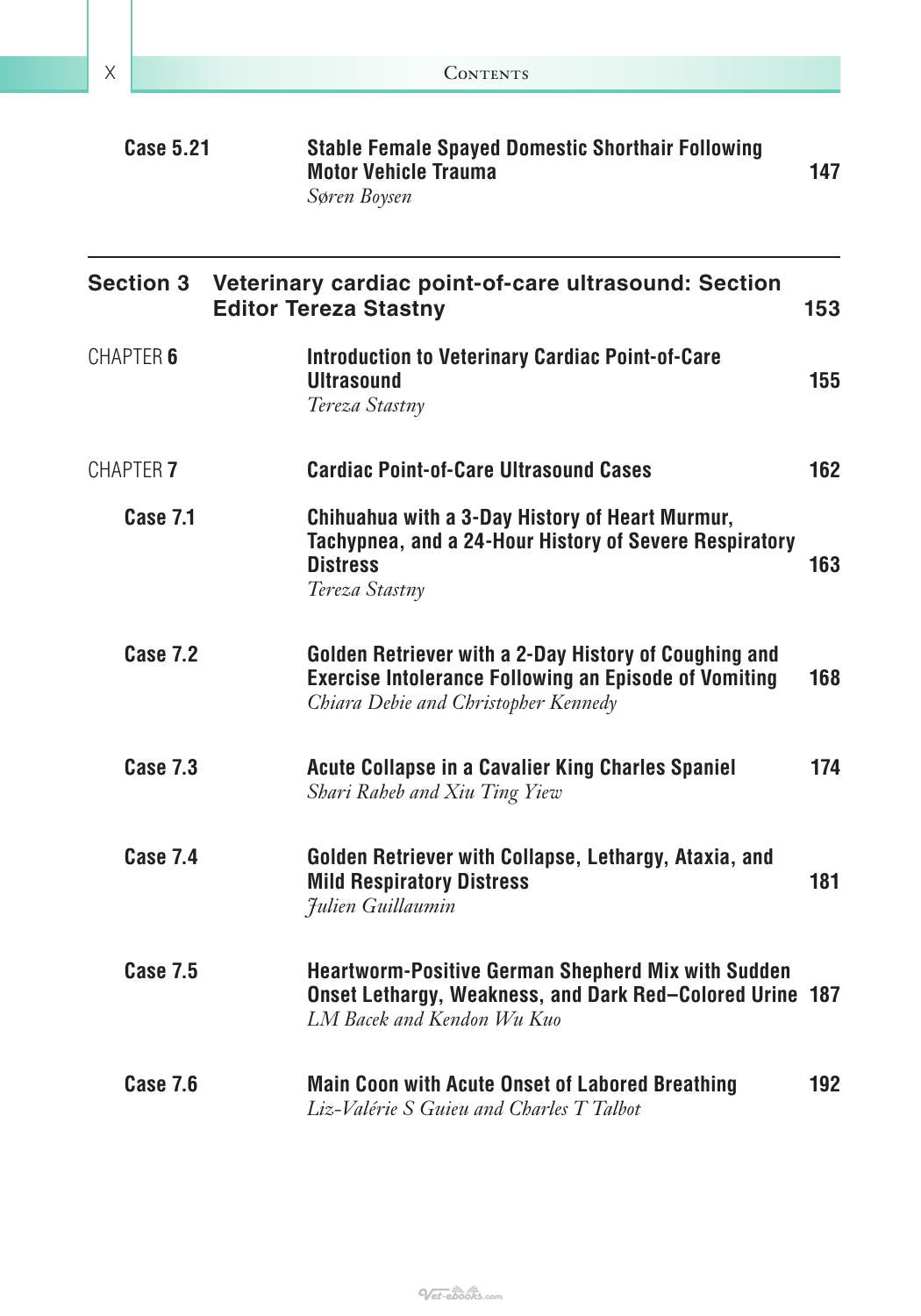 Case Studies In Small Animal Point Of Care Ultrasound A Color Handbook
