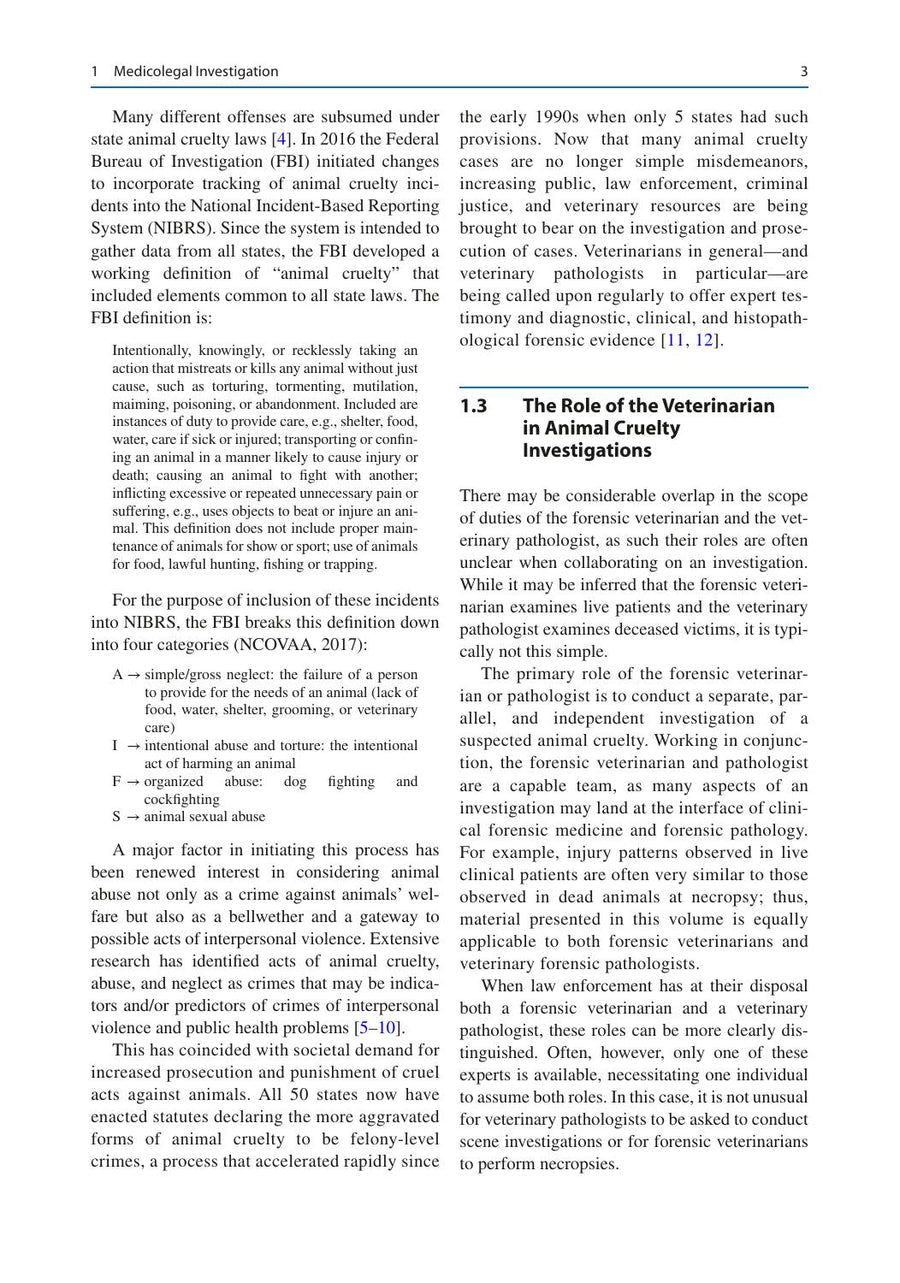 Preview page of Veterinary Forensic Pathology Volume 1 and 2
