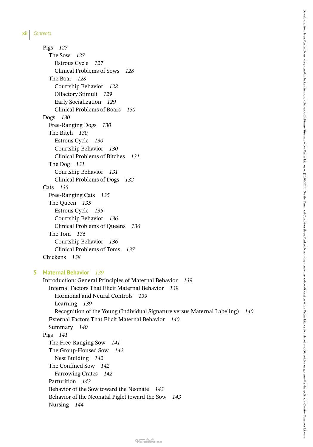 Domestic Animal Behavior For Veterinarians And Animal Scientists 7Th Edition
