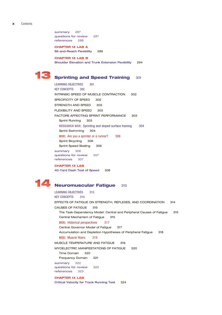Preview page of Applied Exercise and Sport Physiology 4th Edition
