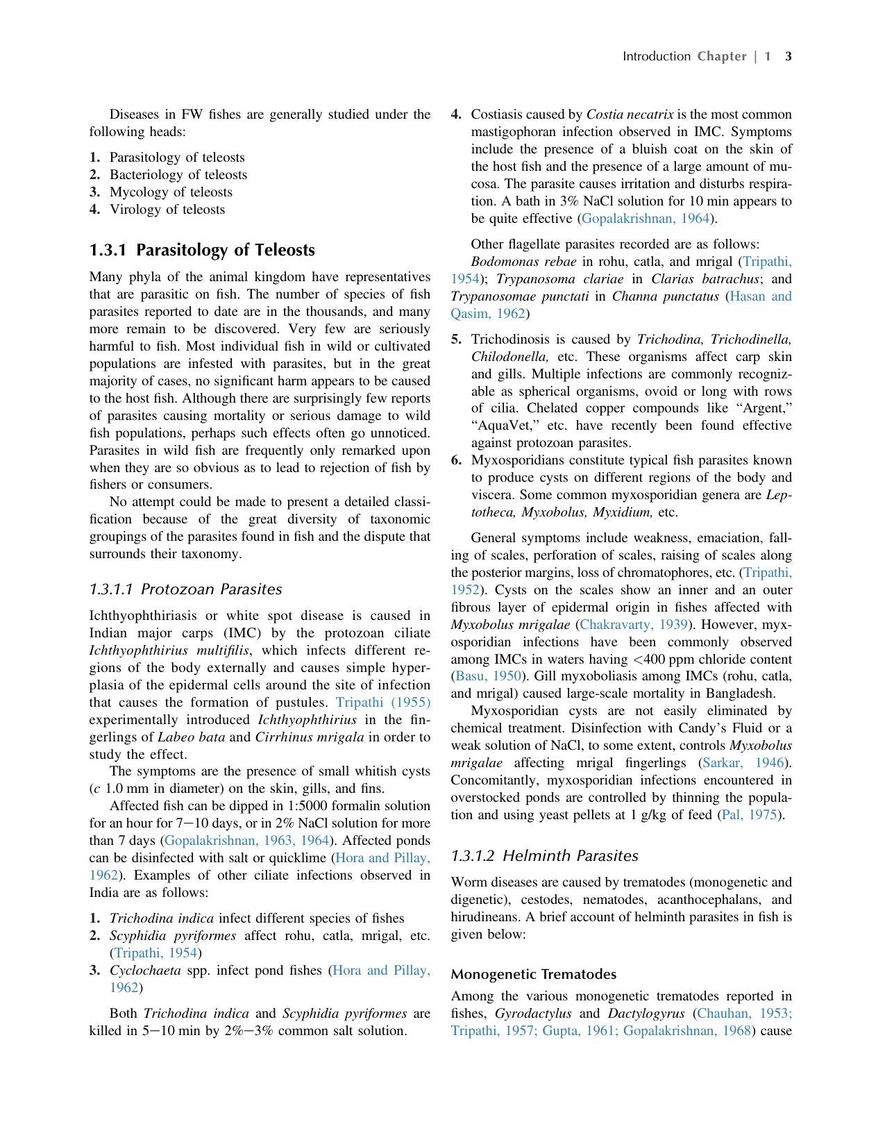 Epizootic Ulcerative Fish Disease Syndrome