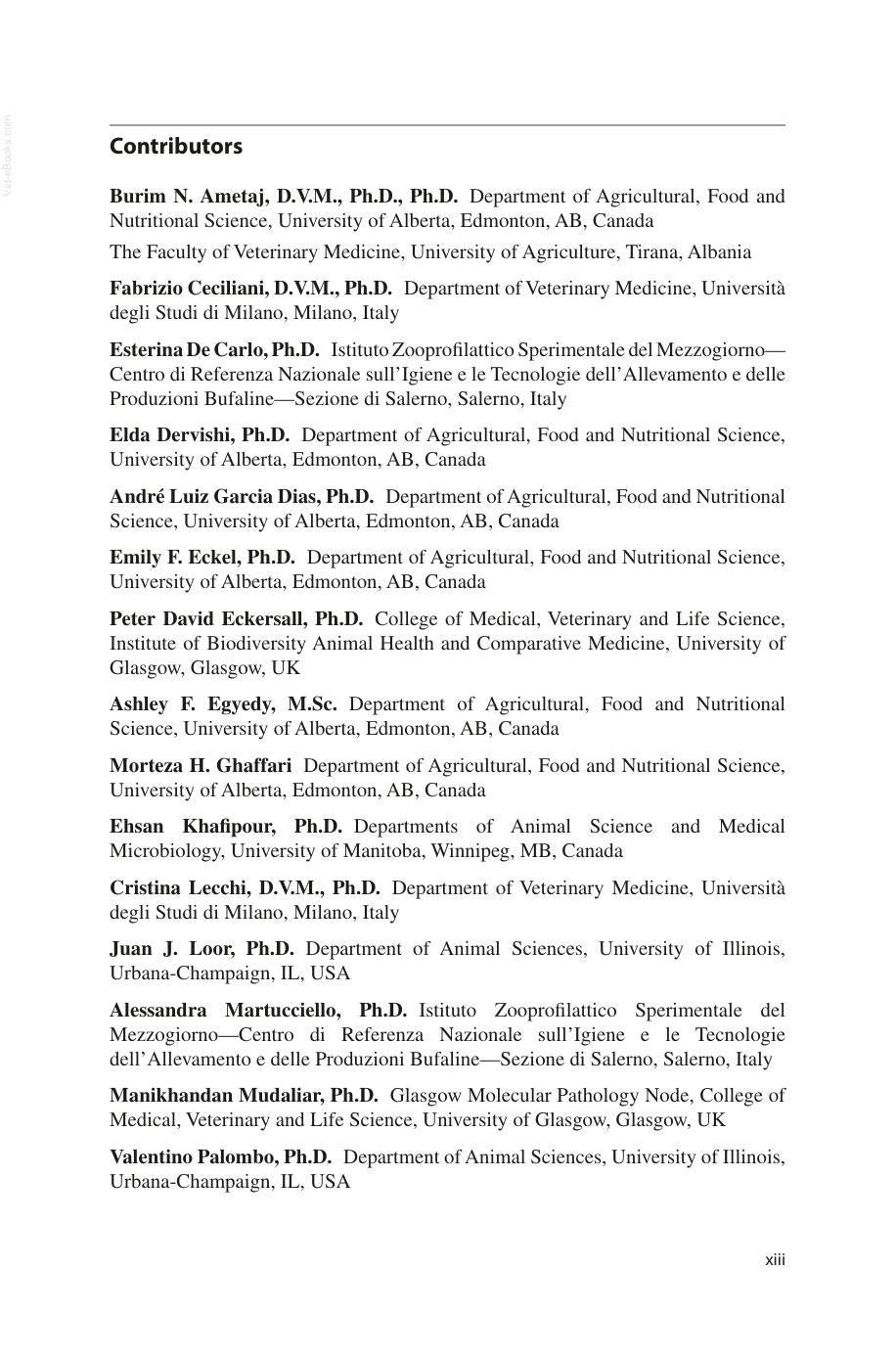 Periparturient Diseases Of Dairy Cows A Systems Biology Approach