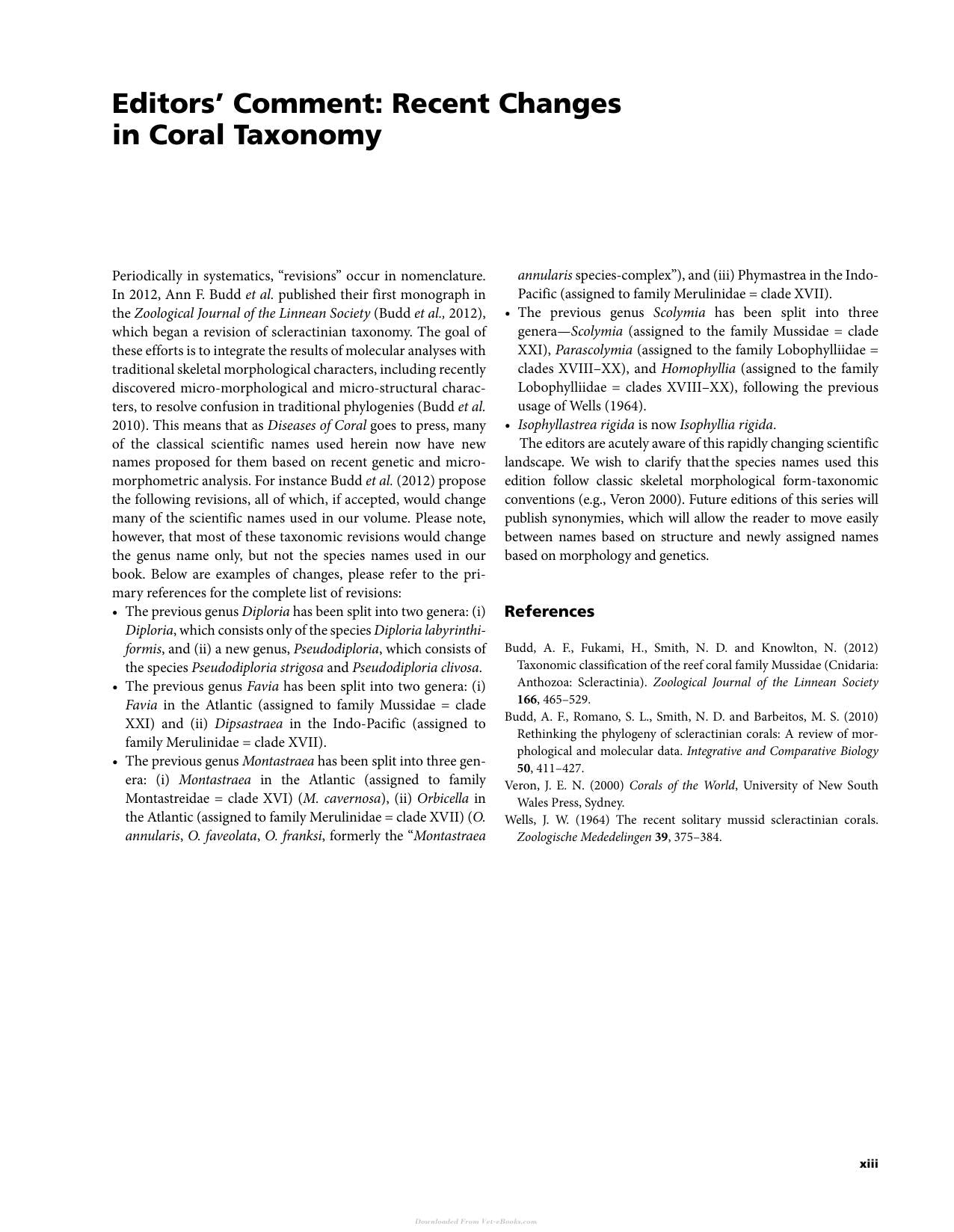 Diseases Of Coral