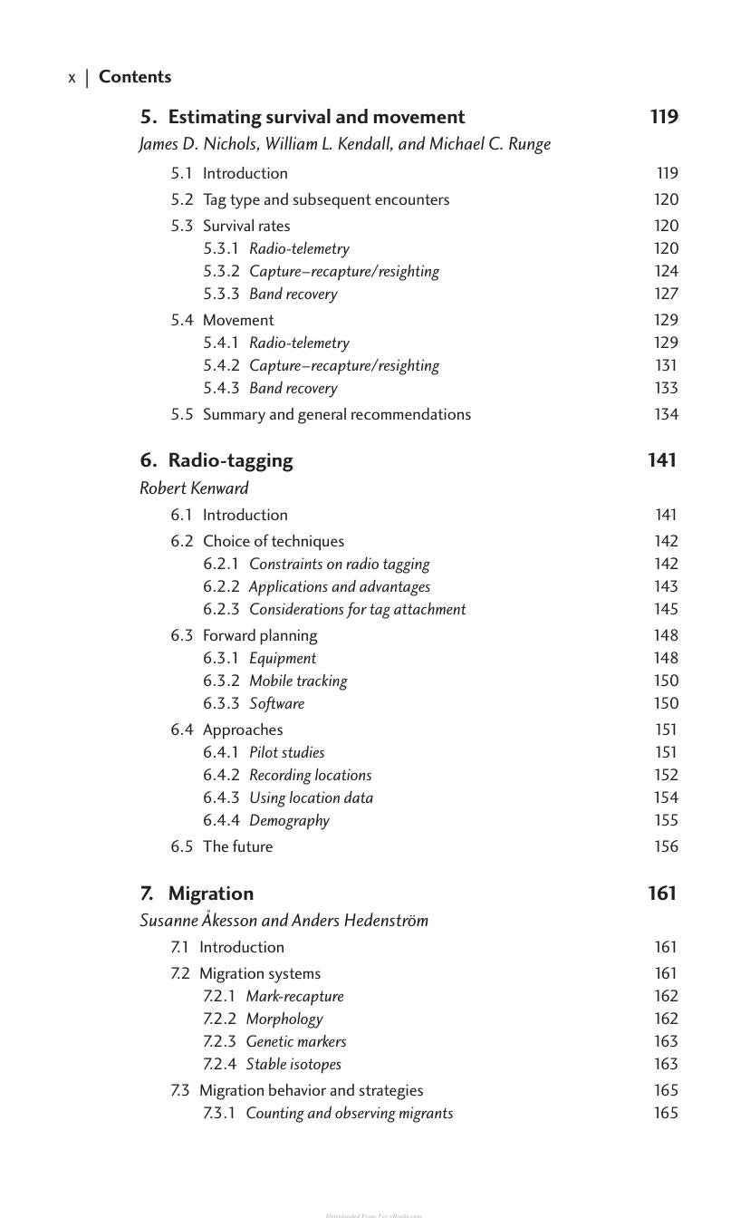 Bird Ecology And Conservation A Handbook Of Techniques