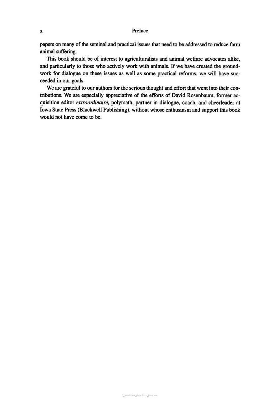 Preview page of The Well Being of Farm Animals Challenges and Solutions