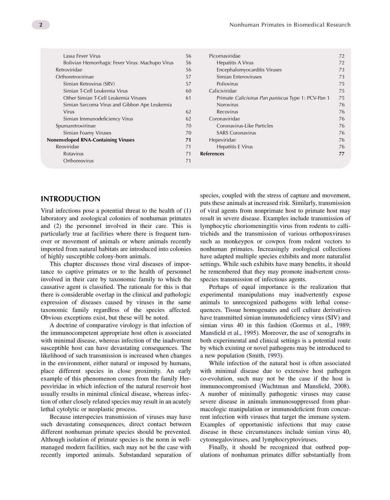 Nonhuman Primates In Biomedical Research Volume 2 Diseases 2Nd Edition