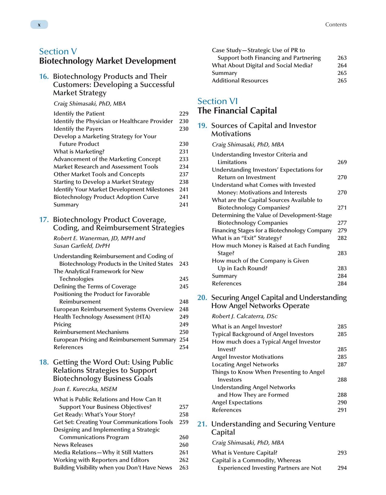 Biotechnology Entrepreneurship Starting Managing And Leading Biotech Companies
