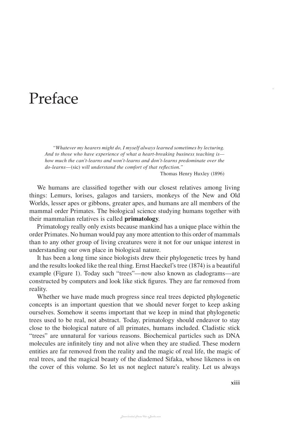 Primate Anatomy An Introduction 3Rd Edition