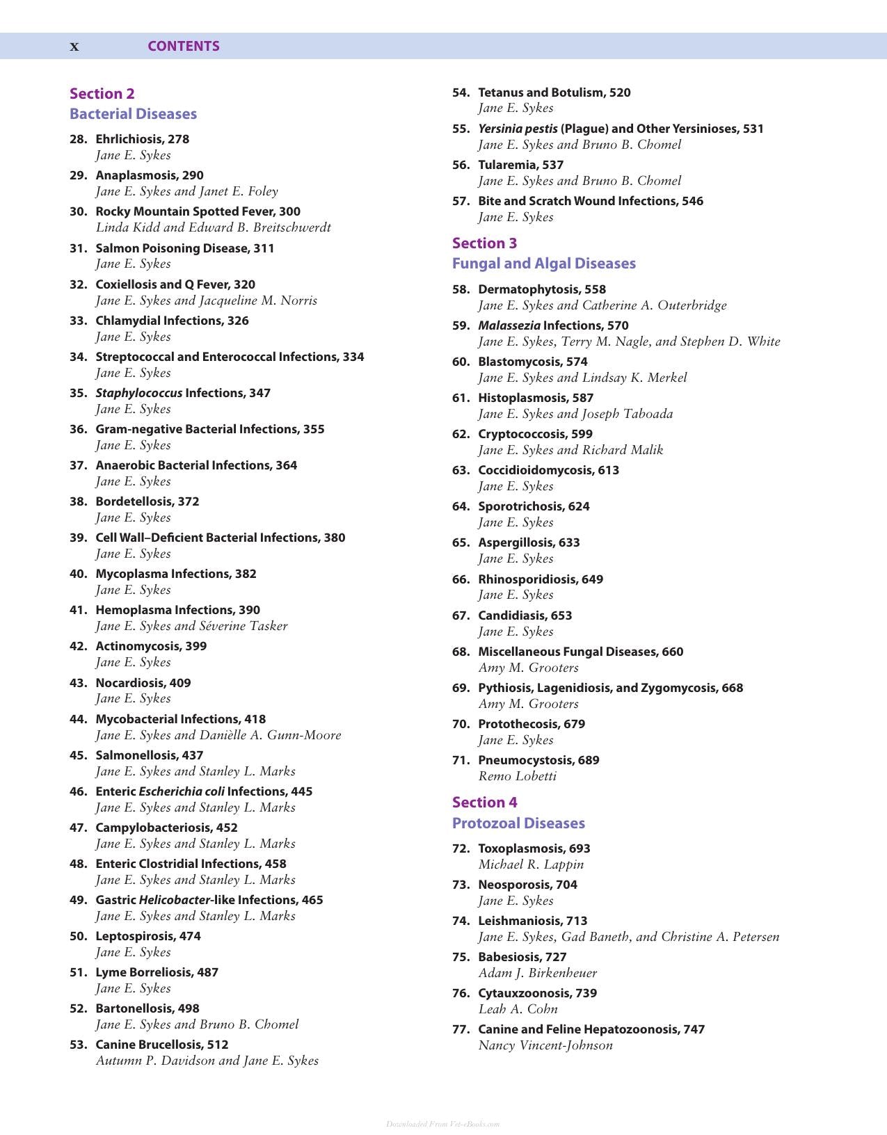 Canine And Feline Infectious Diseases