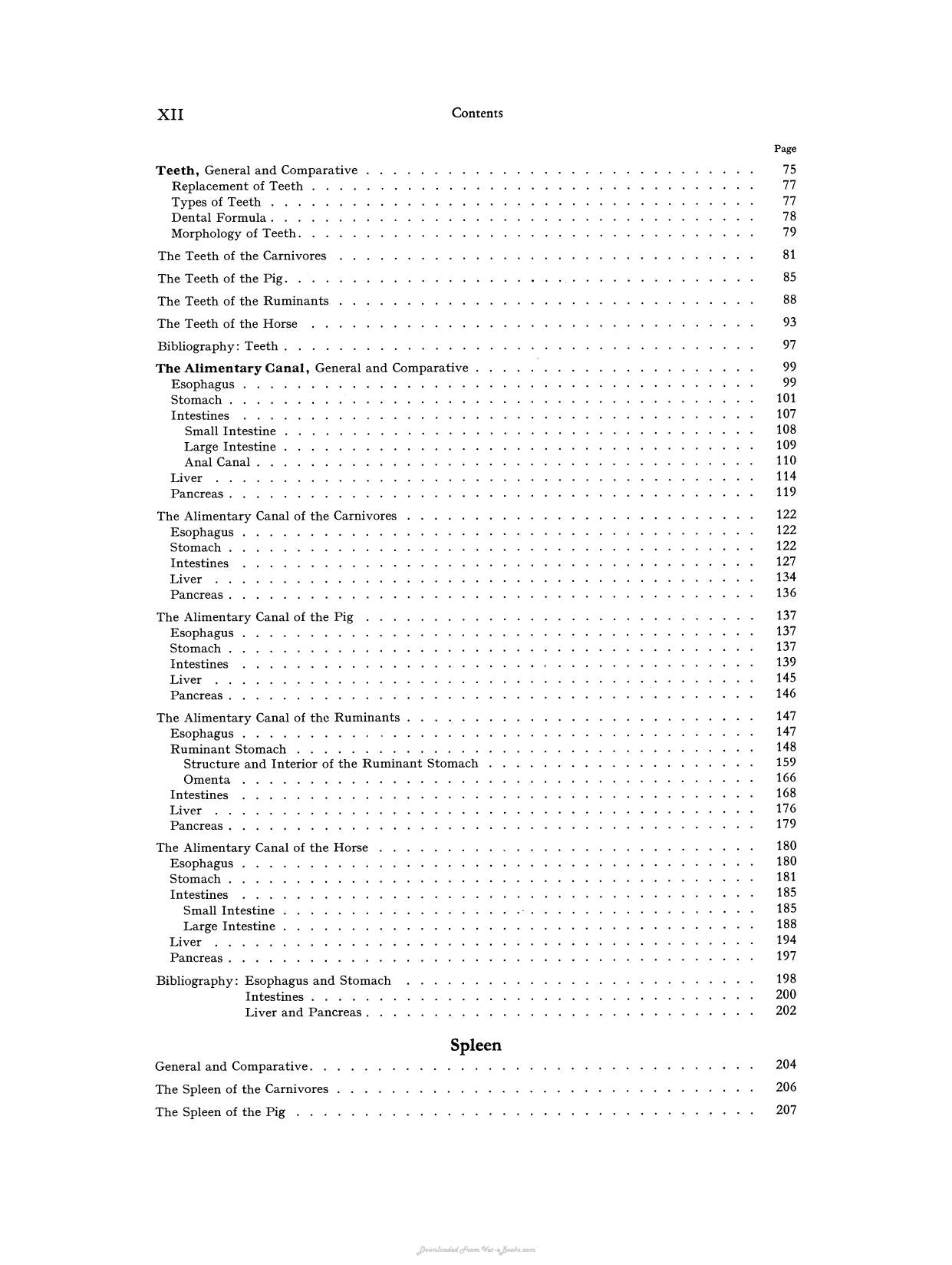 The Viscera Of The Domestic Mammals 2Nd Revised Edition