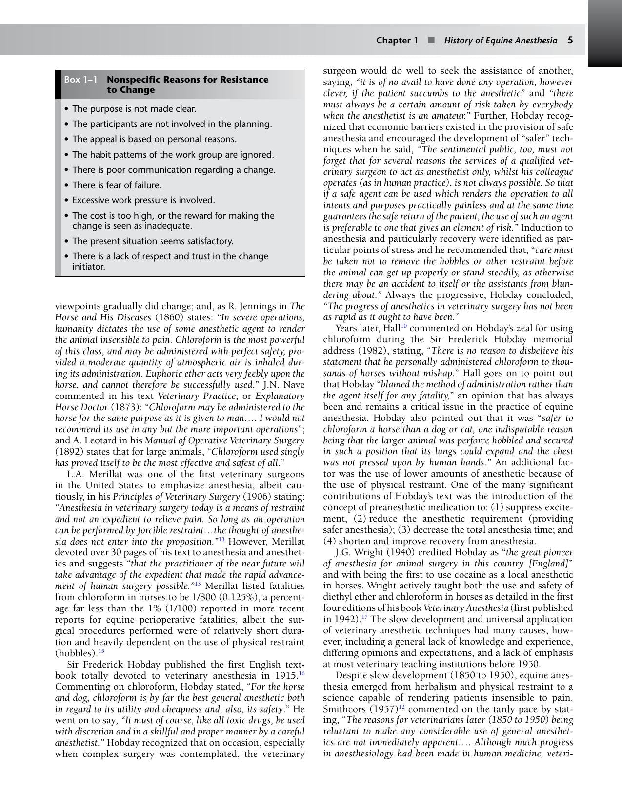 Equine Anesthesia Monitoring And Emergency Therapy