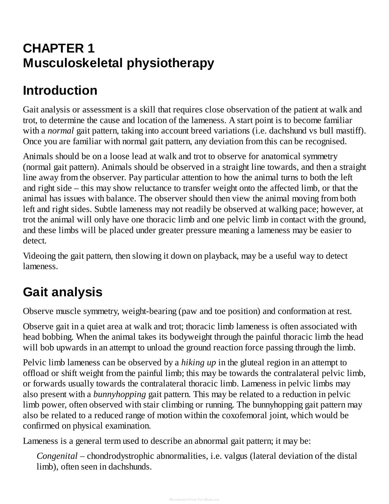 Practical Physiotherapy For Veterinary Nurses