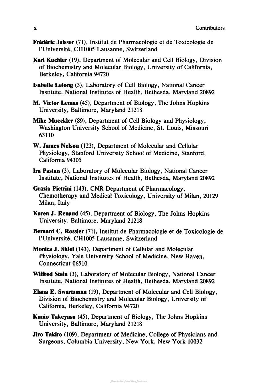Cell Biology And Membrane Transport Processes