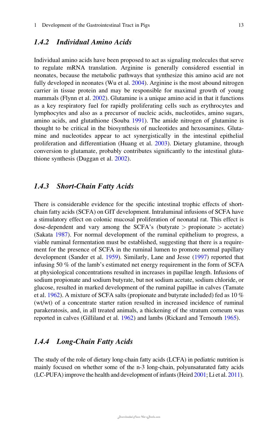Nutritional And Physiological Functions Of Amino Acids In Pigs