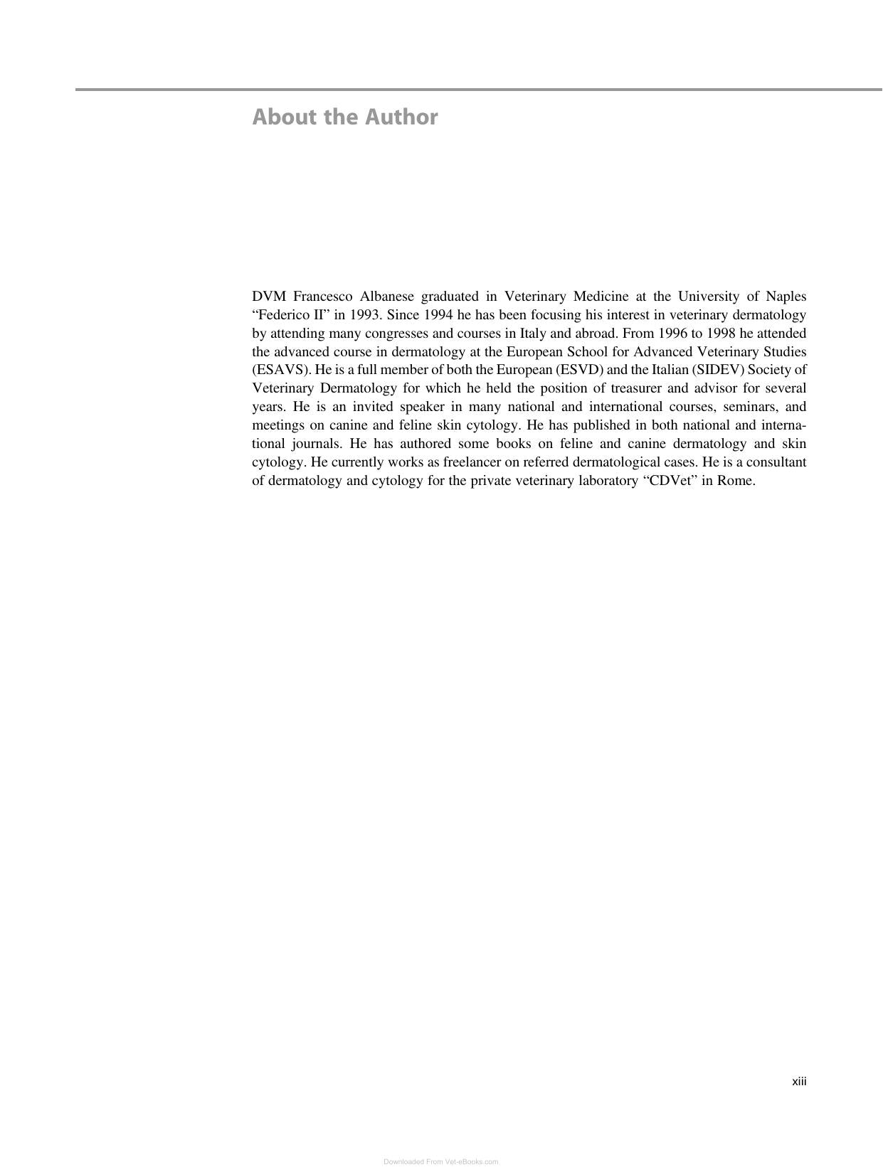 Canine And Feline Skin Cytology 2Nd Edition