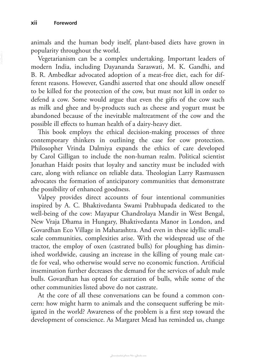 Cow Care In Hindu Animal Ethics