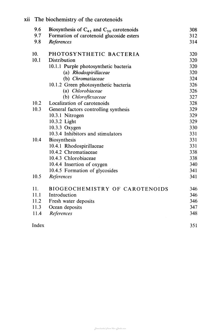 The Biochemistry Of The Carotenoids Volume I Plants