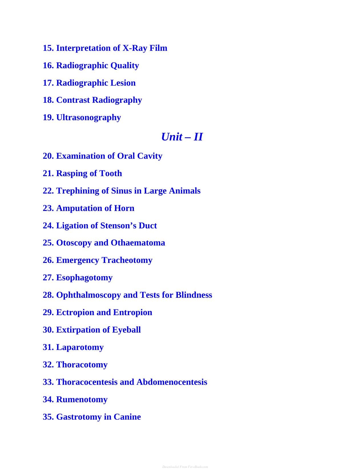 Veterinary Surgery A Practical Guide