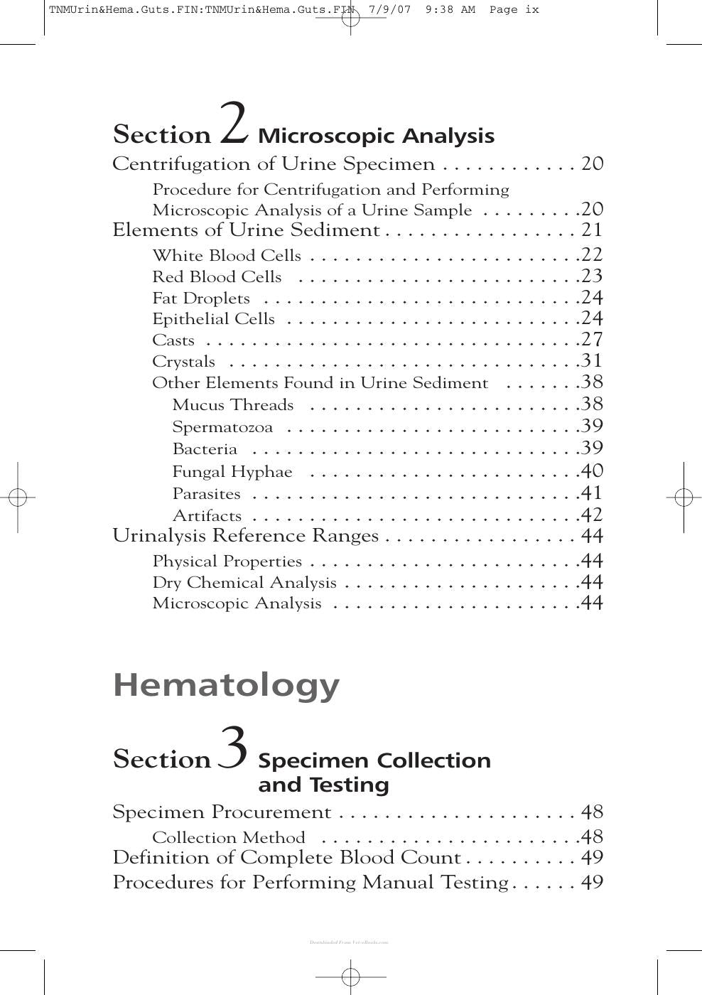 Laboratory Urinalysis And Hematology For The Small Animal Practitioner