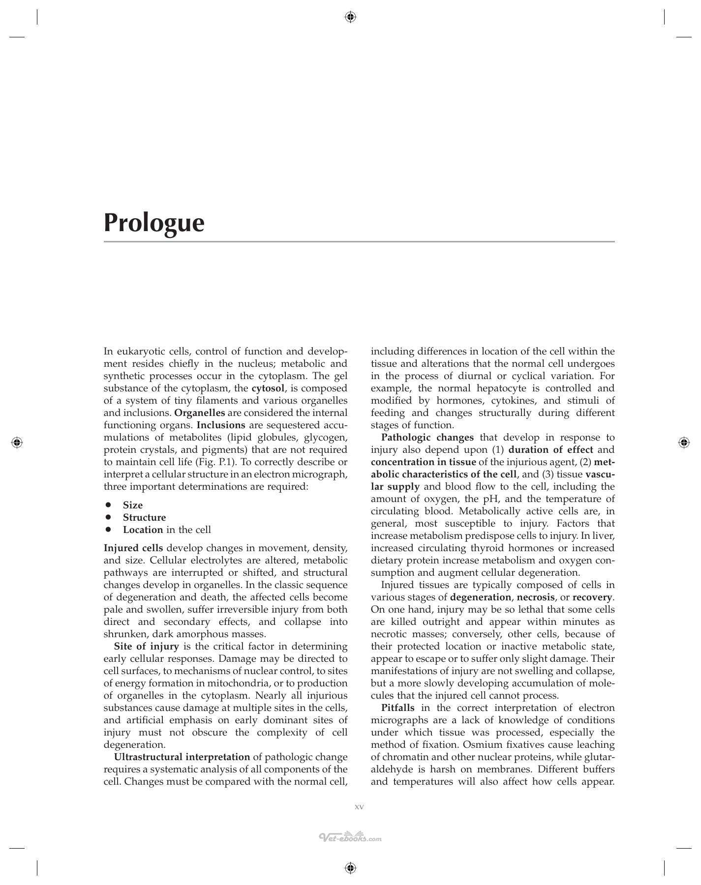 Ultrastructural Pathology The Comparative Cellular Basis Of Disease 2Nd Edition