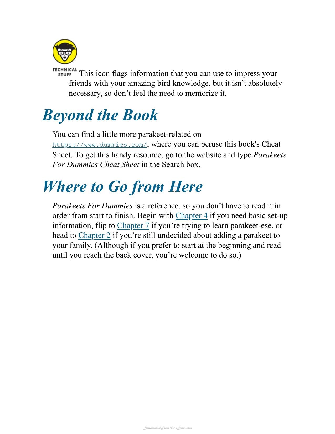 Parakeets For Dummies 2Nd Edition