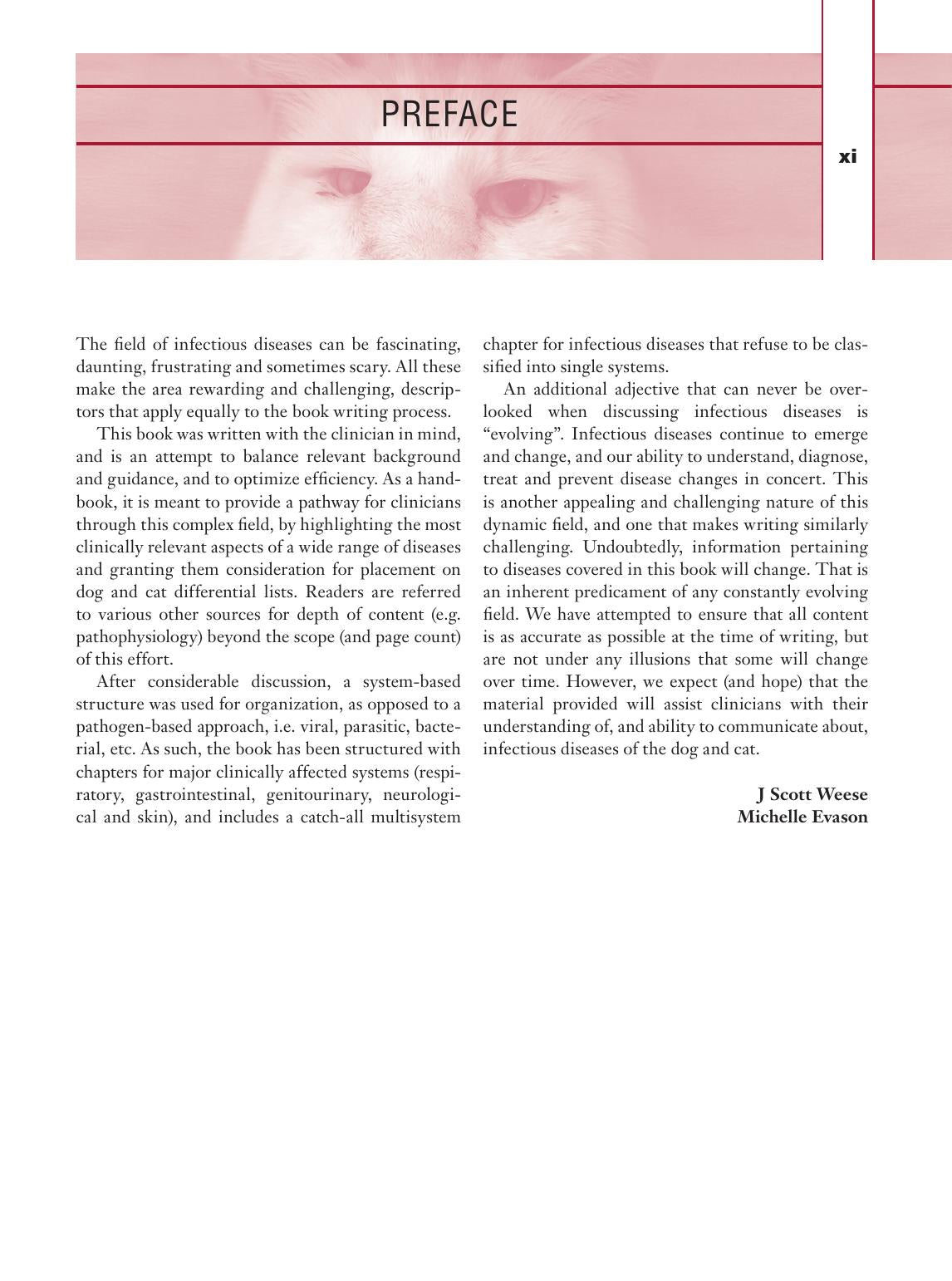 Infectious Diseases Of The Dog And Cat A Color Handbook