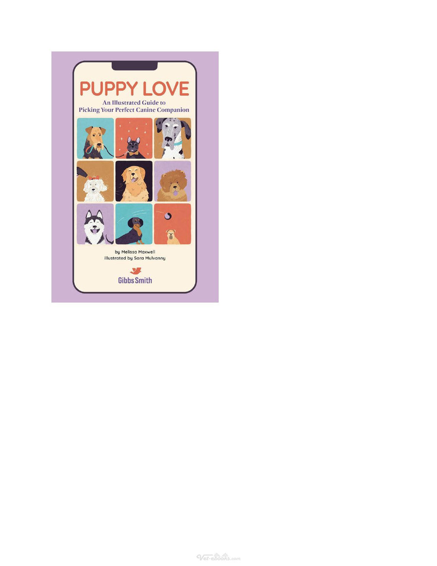 Preview page of Puppy Love, an Illustrated Guide to Picking Your Perfect Canine Companion