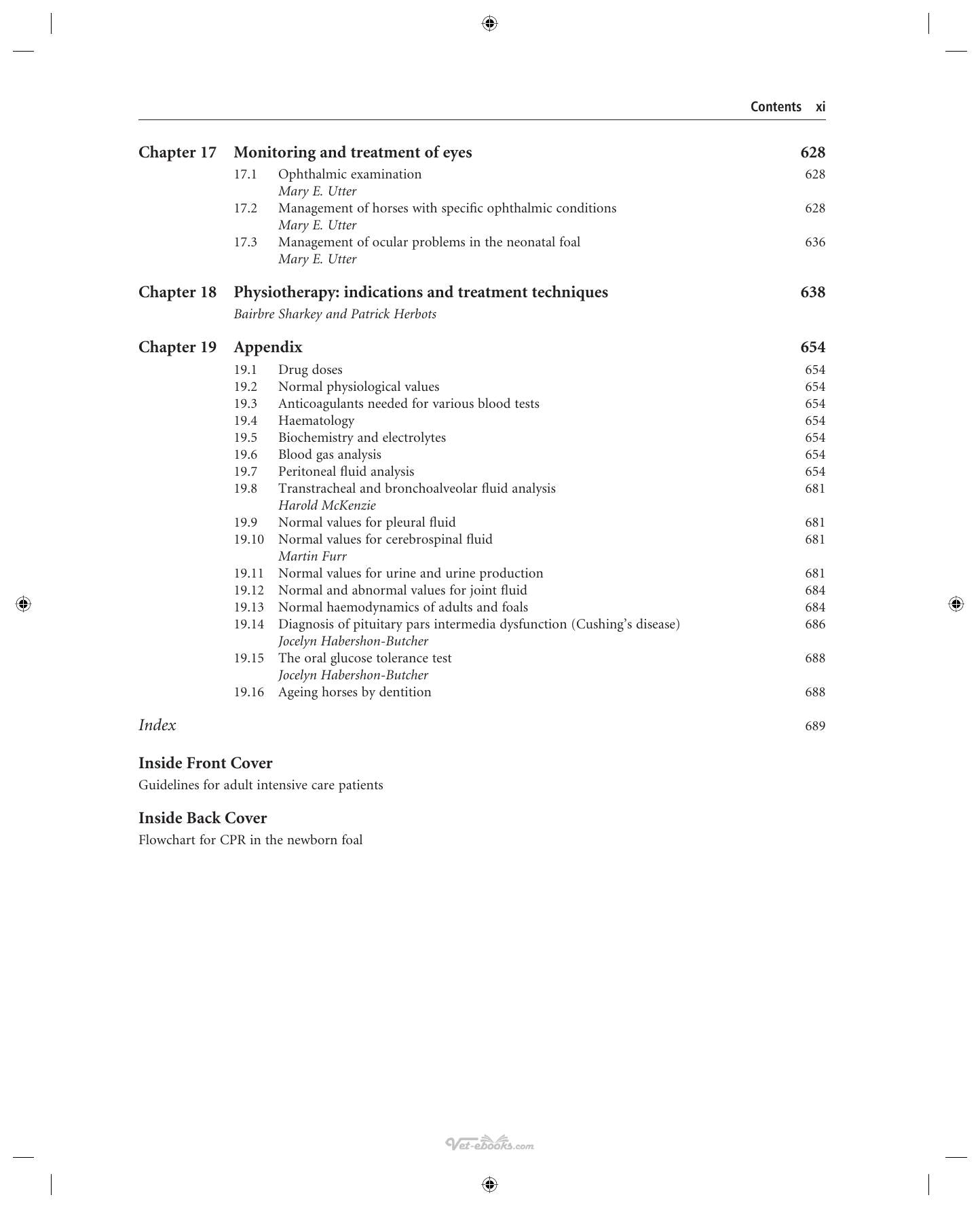 The Equine Hospital Manual