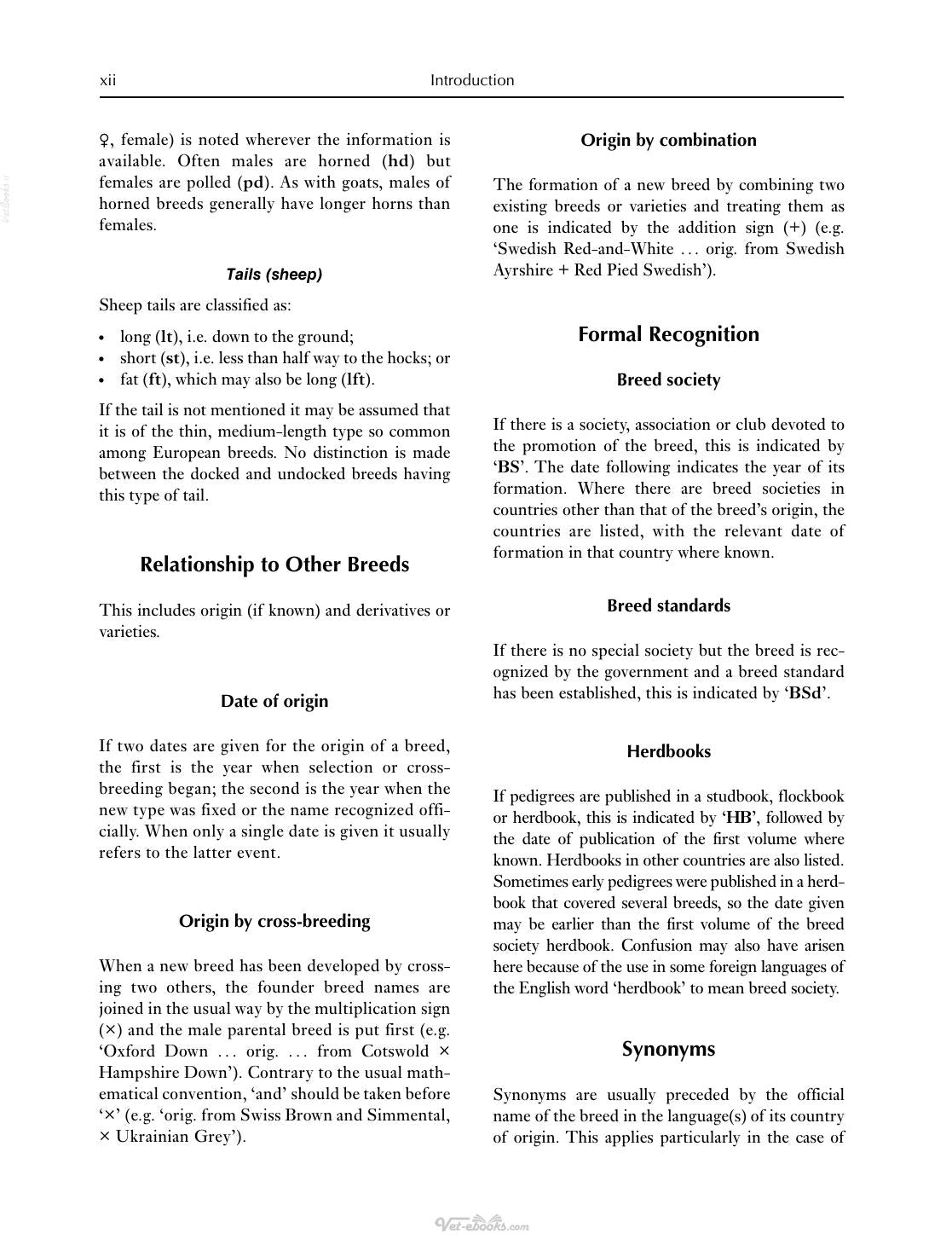 Masons World Dictionary Of Livestock Breeds Types And Varieties 6Th Edition