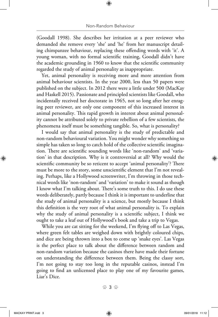 Preview page of Animal Personality the Science Behind Individual Variation
