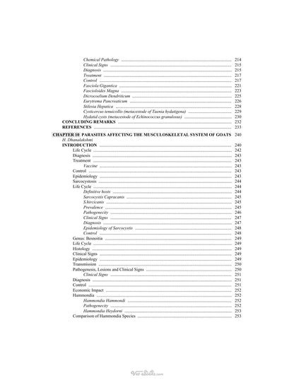 Parasitic Diseases of Goats