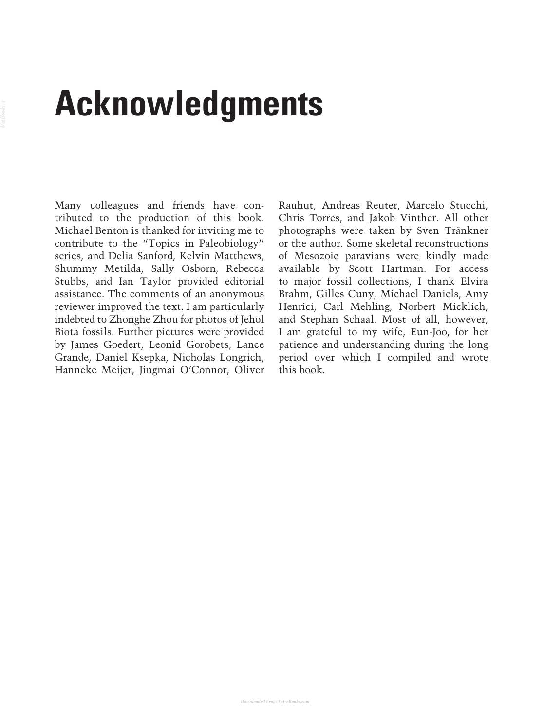 Avian Evolution The Fossil Record Of Birds And Its Paleobiological Significance