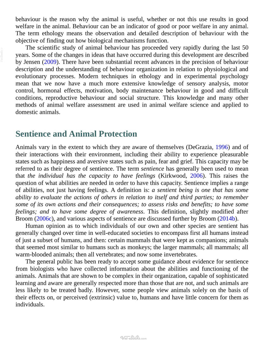 Preview page of Domestic Animal Behaviour and Welfare Fifth Edition