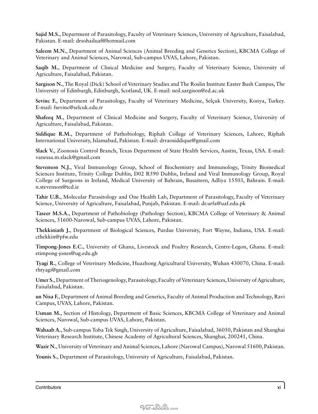Parasitism And Parasitic Control In Animals Strategies For The Developing World