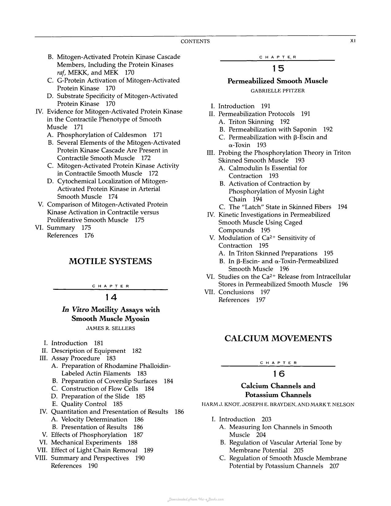 Biochemistry Of Smooth Muscle Contraction