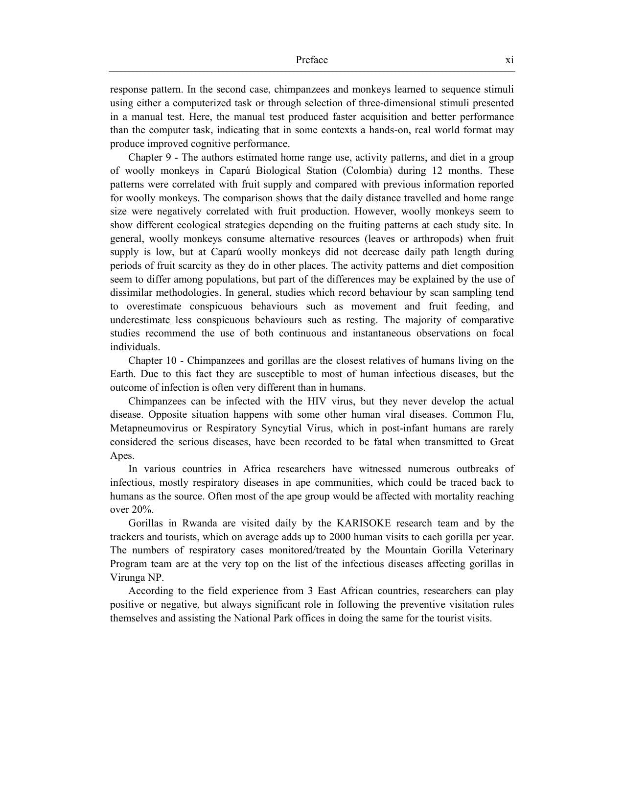 Primatology Theories Methods And Research