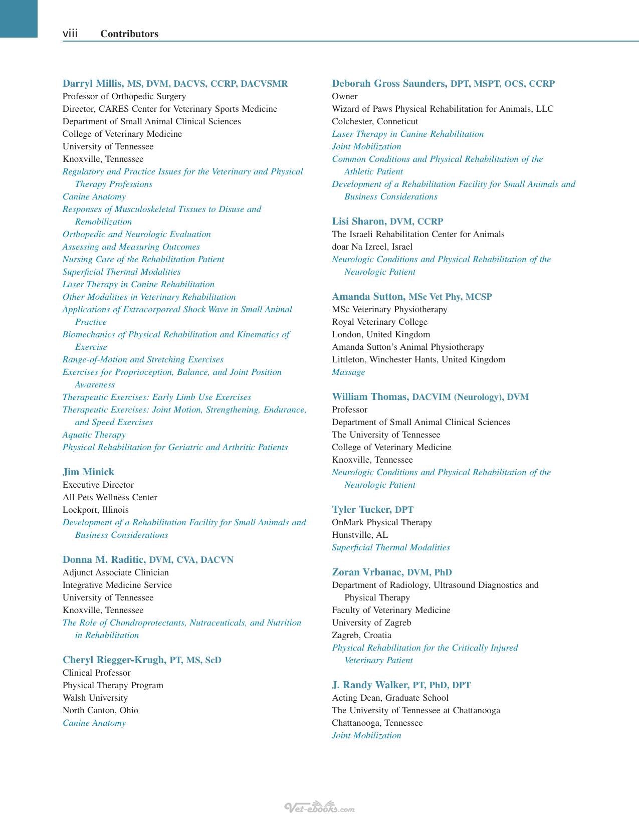 Canine Rehabilitation And Physical Therapy 2Nd Edition