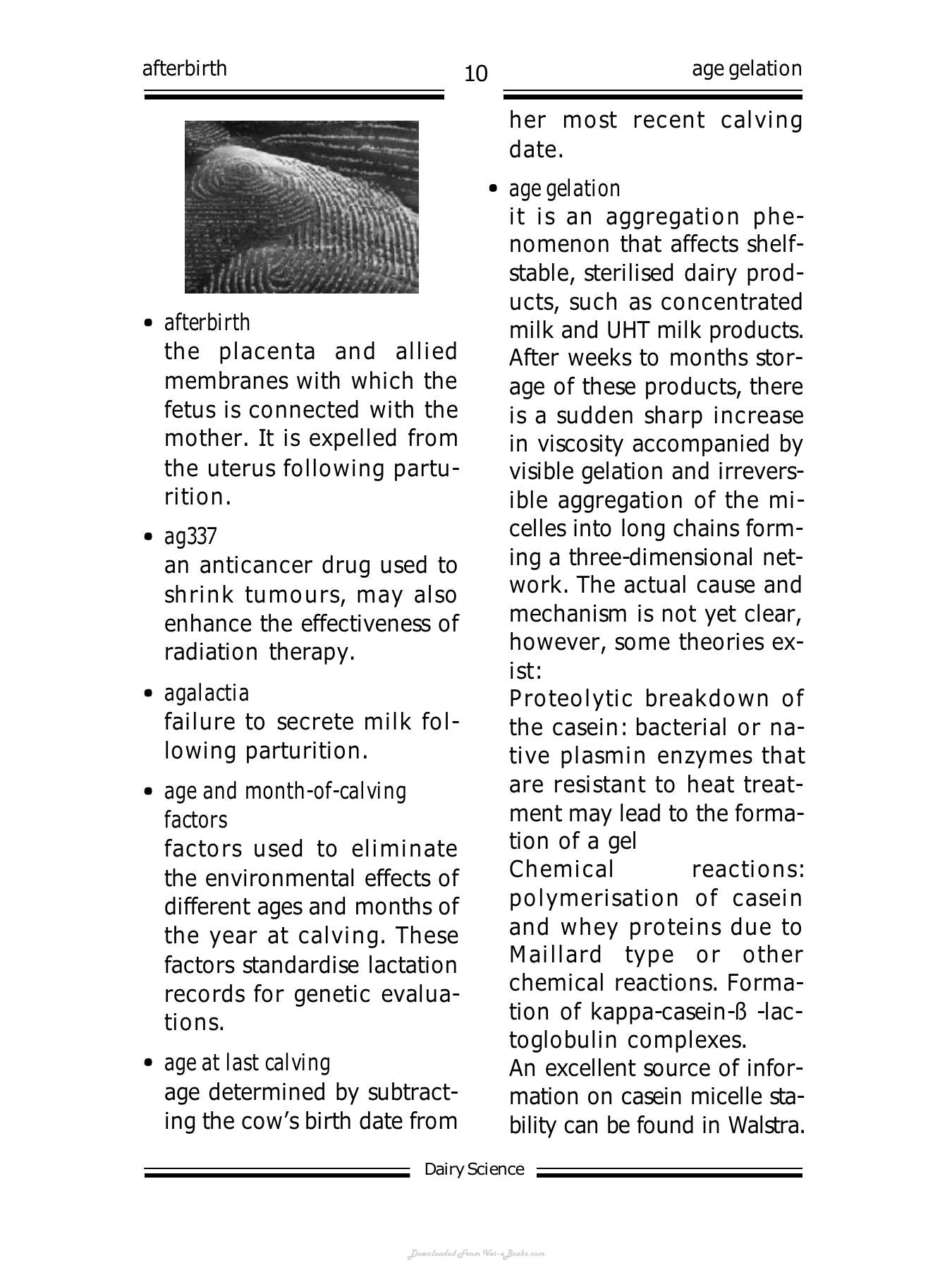 Biotechs Dictionary Of Dairy Science