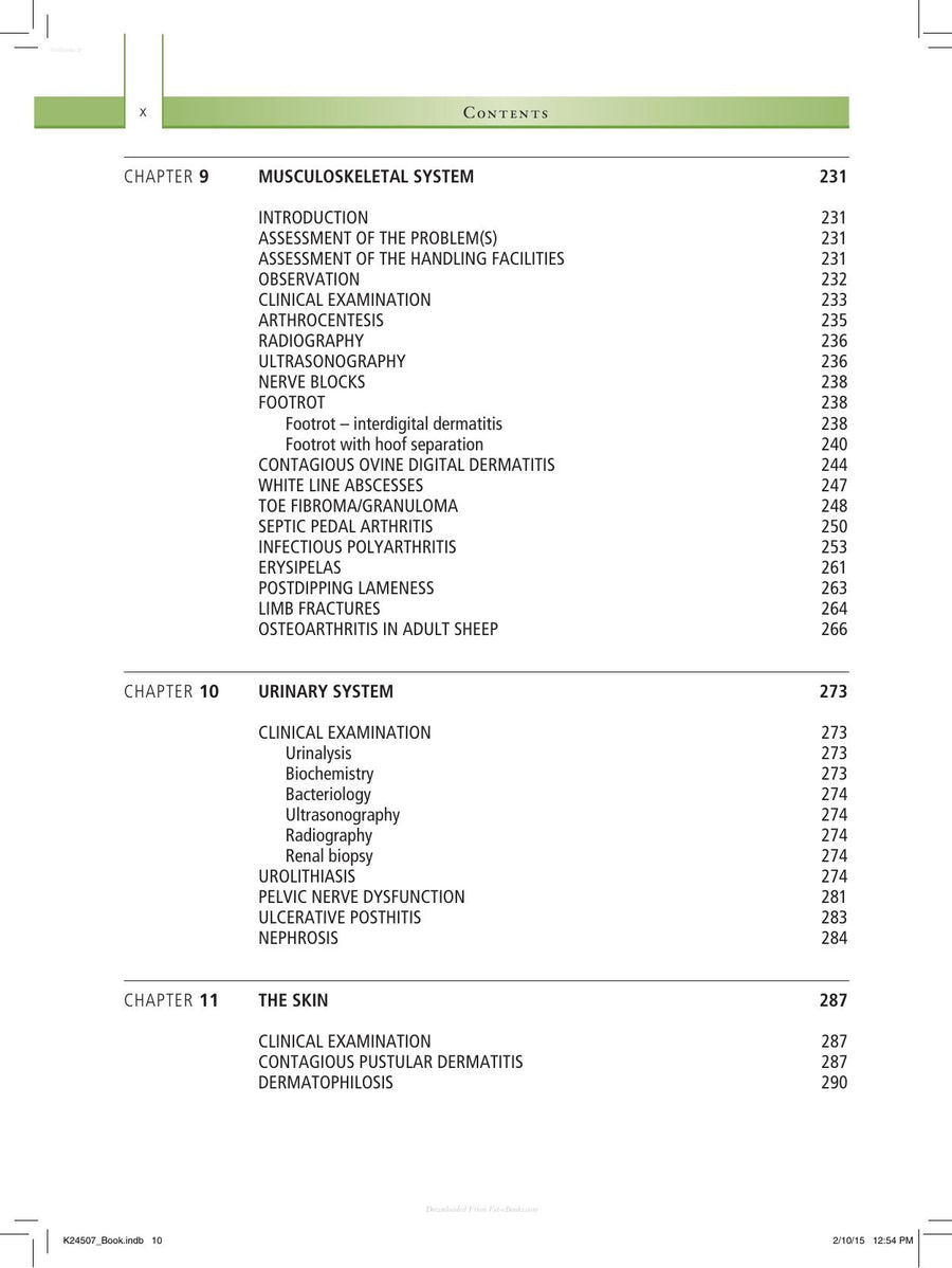 Preview page of Sheep Medicine 2nd Edition